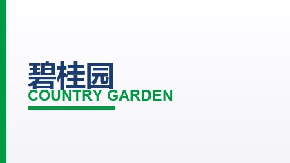 合作客户：碧桂园