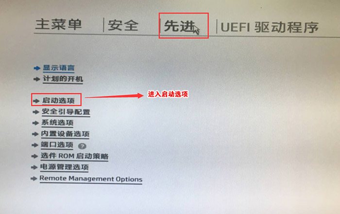 启动选项 启动选项